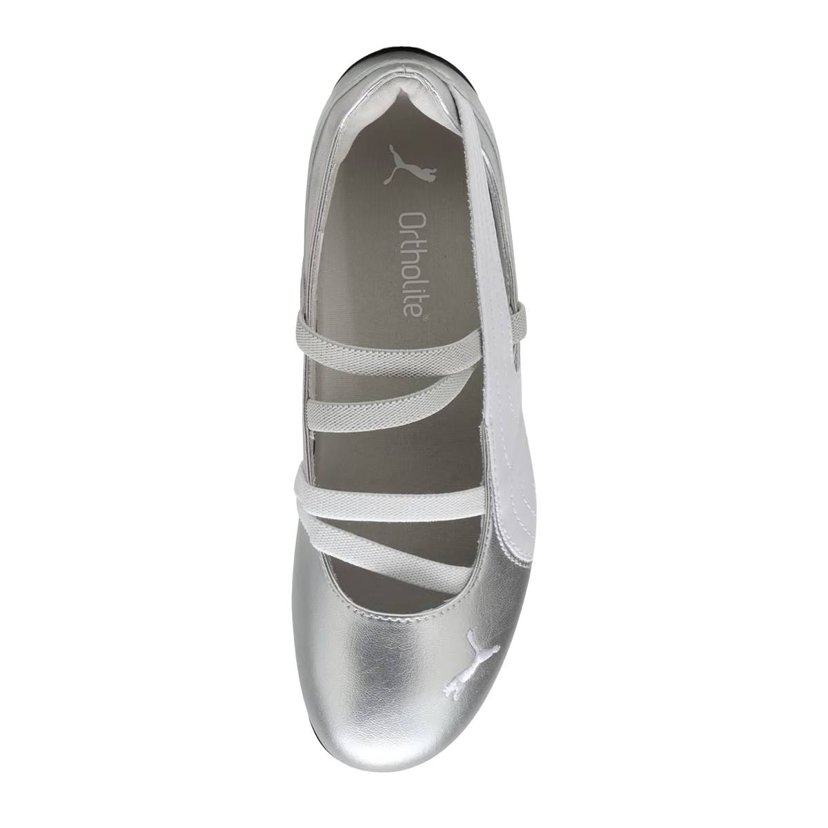 puma speed cat balerina plateado