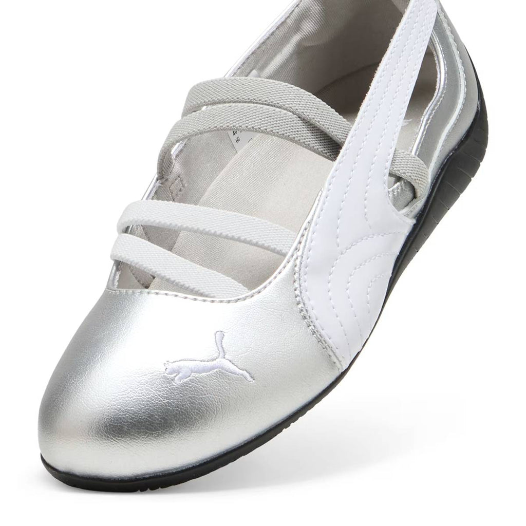 puma speed cat balerina plateado
