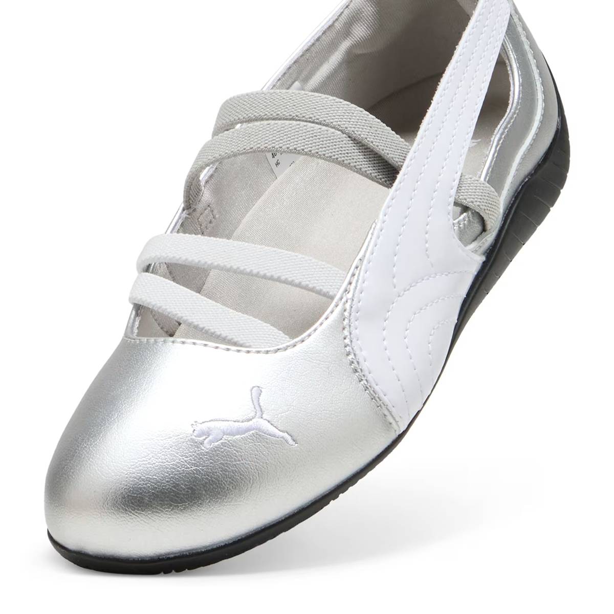 puma speed cat balerina plateado