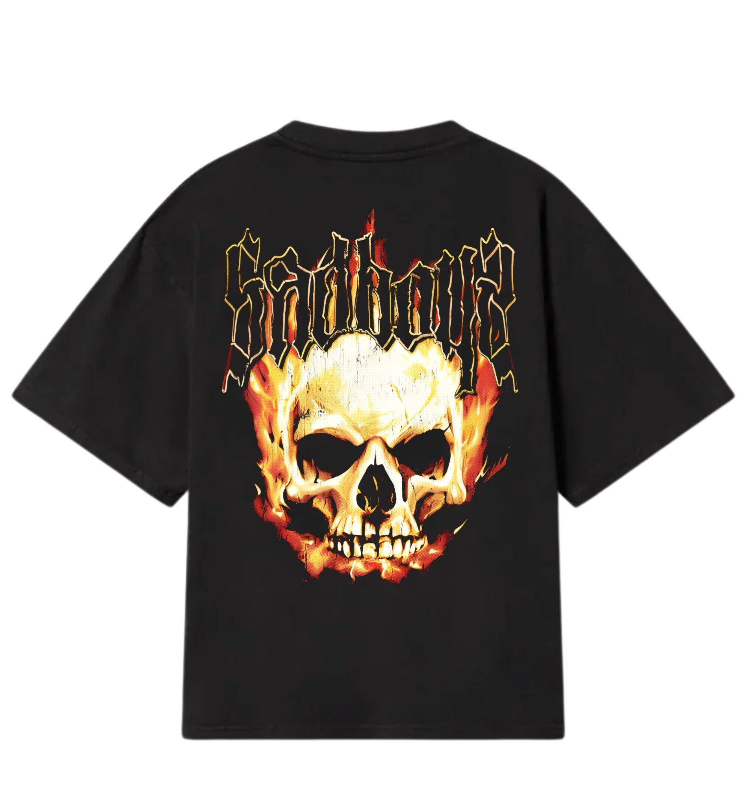 Sad Boyz Calavera en llamas