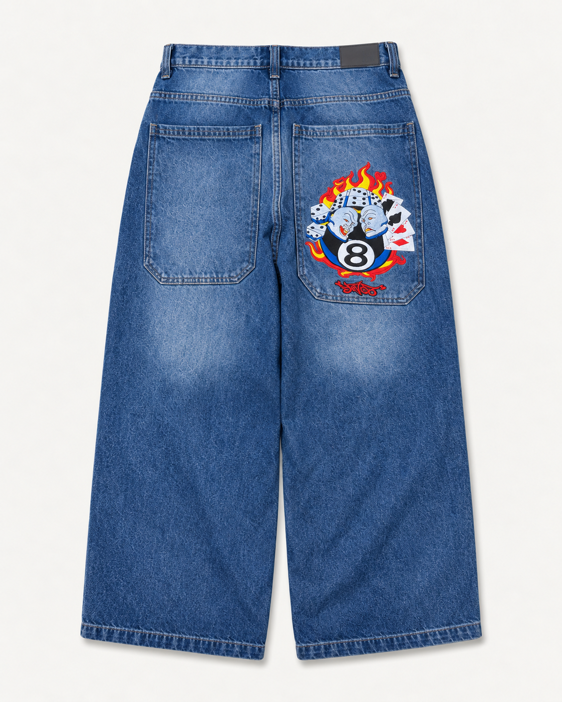 jnco jeans bola 8 heads, baggy