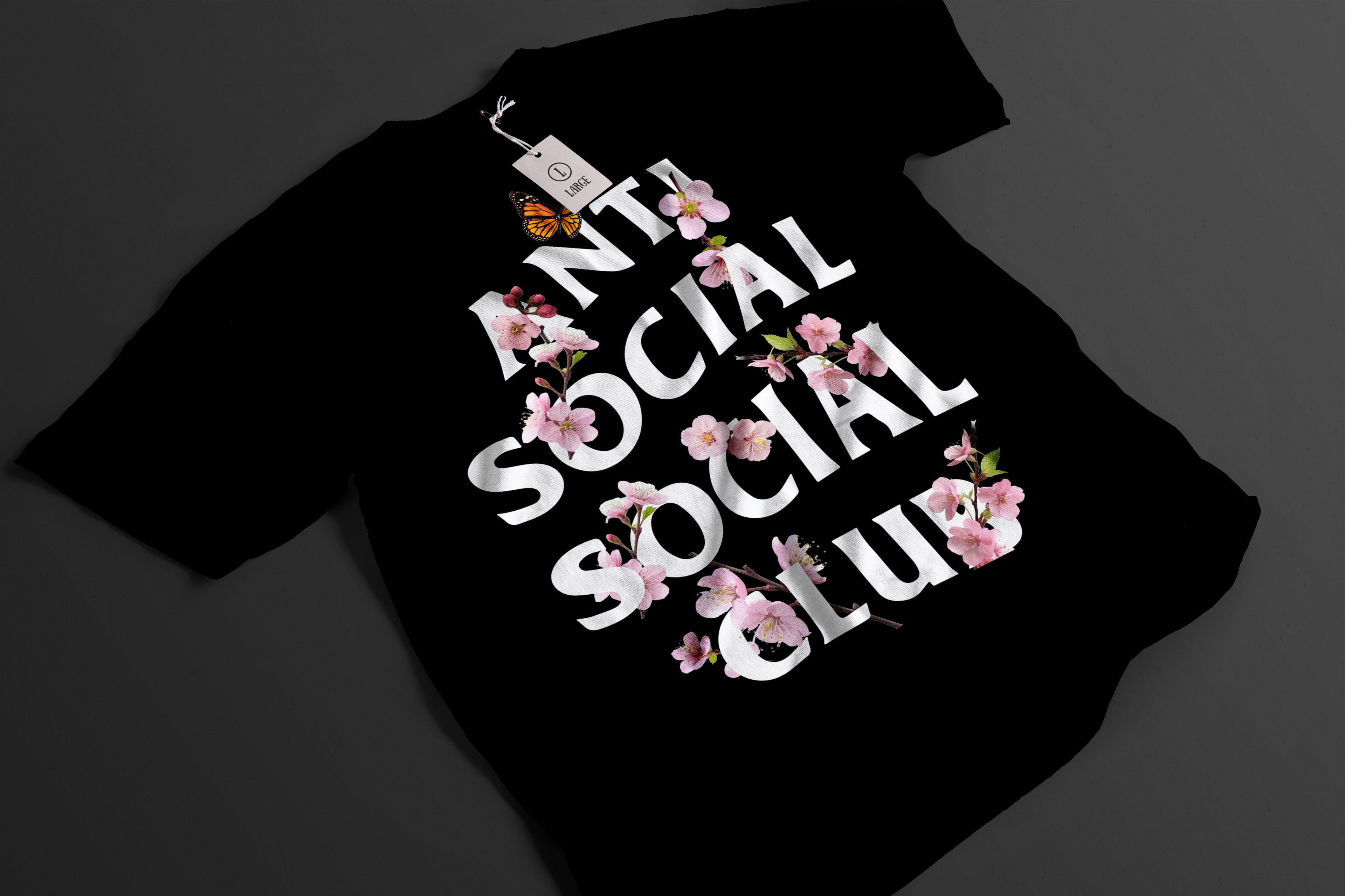 Antisocial social club x flores japo