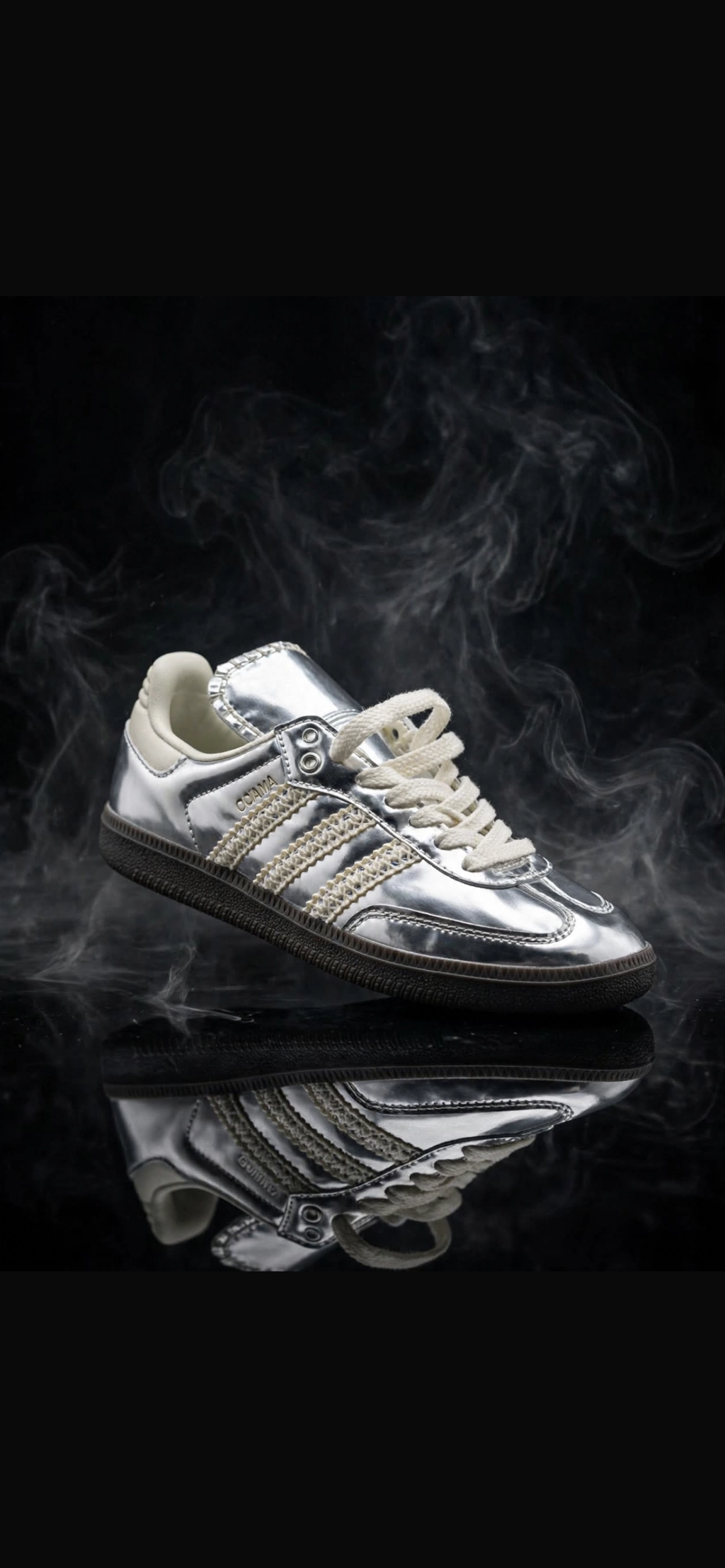 adidas samba plateado