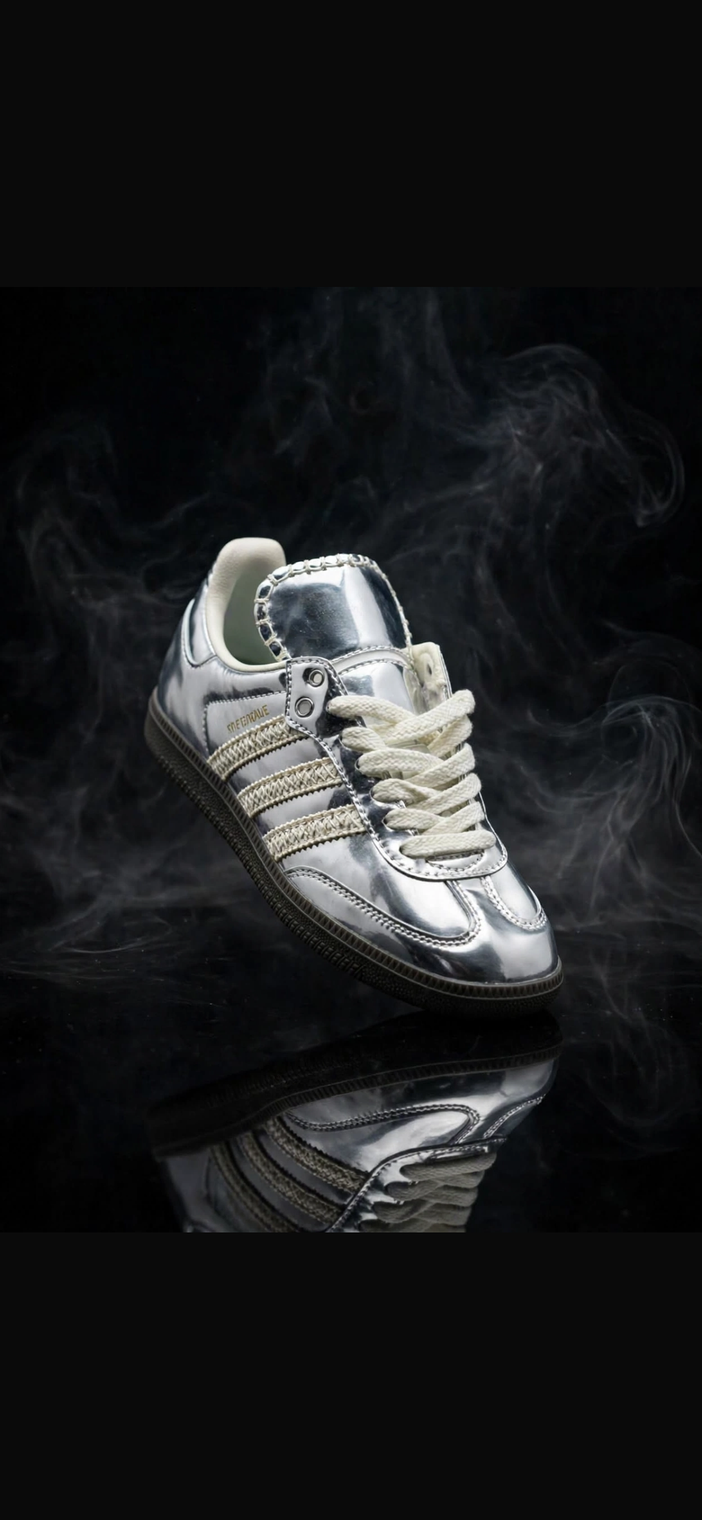 adidas samba plateado