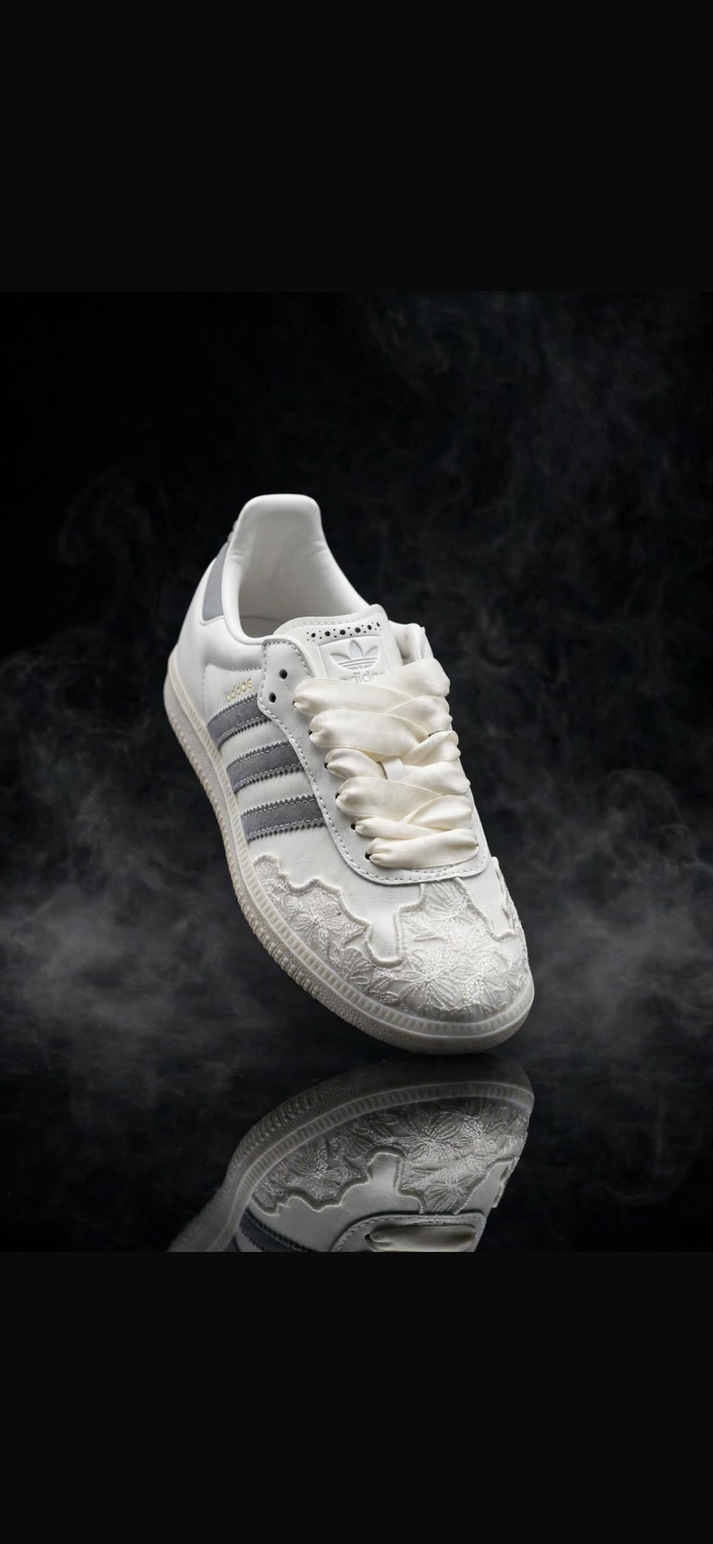 ADIDAS SAMBA CROCHET BLANCO