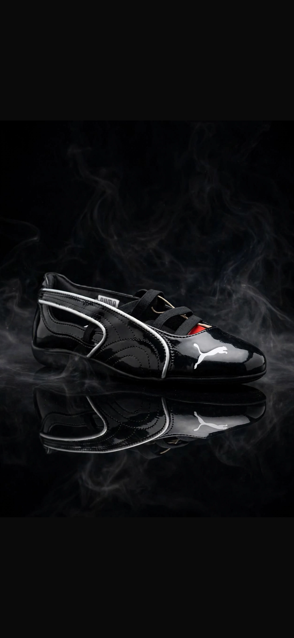 puma speed cat ballerina negro