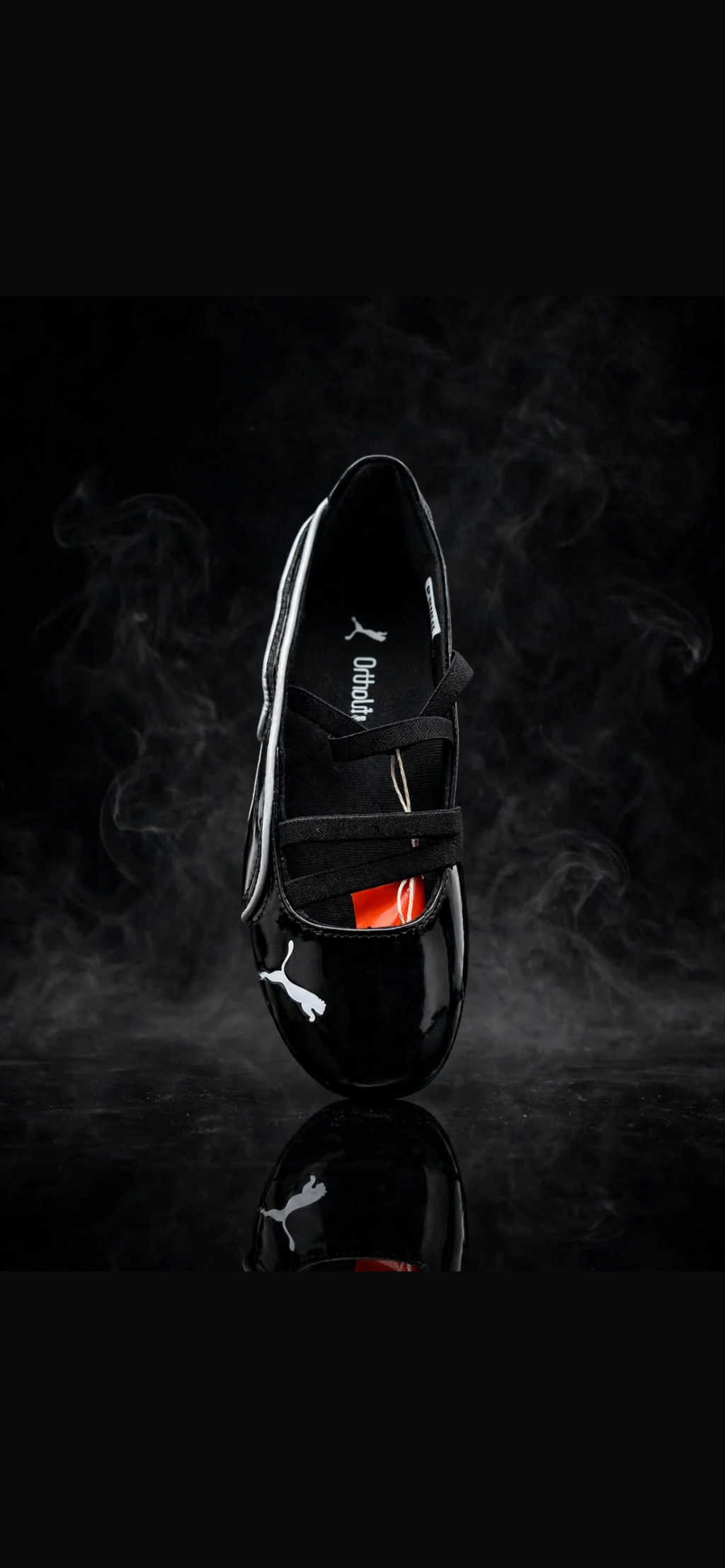 puma speed cat ballerina negro