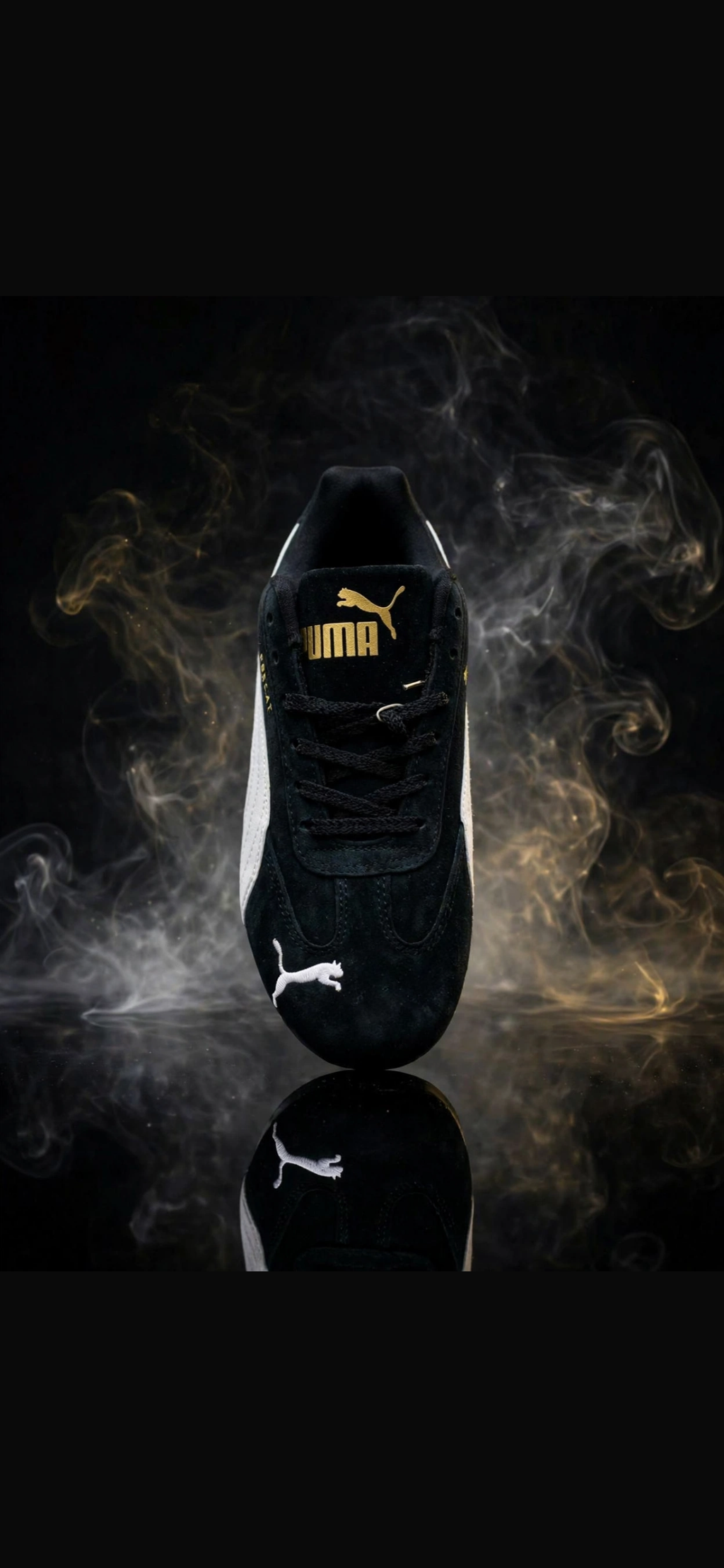 PUMA SPEED CAT NEGRO Y BLANCO