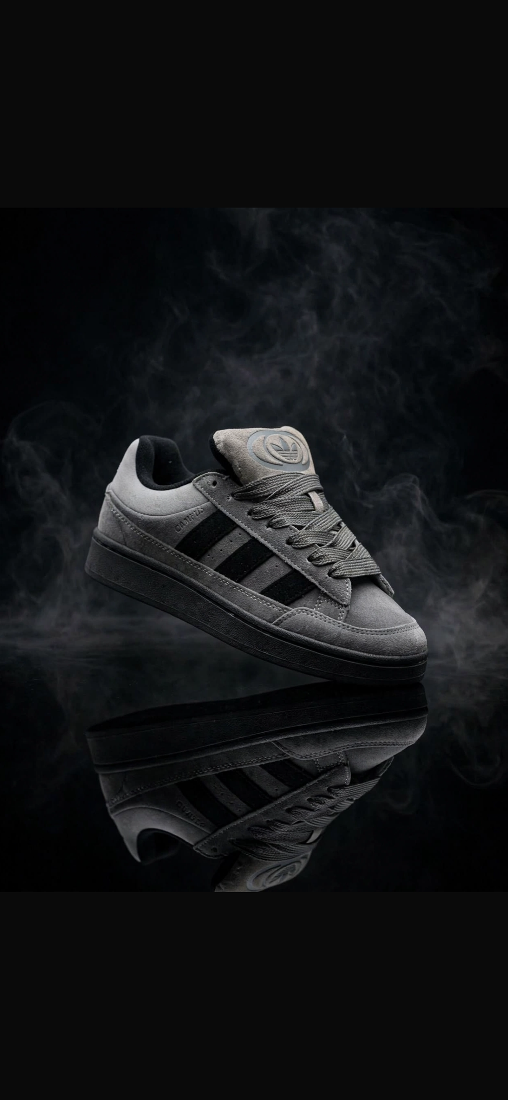 Adidas campus color negro y gris