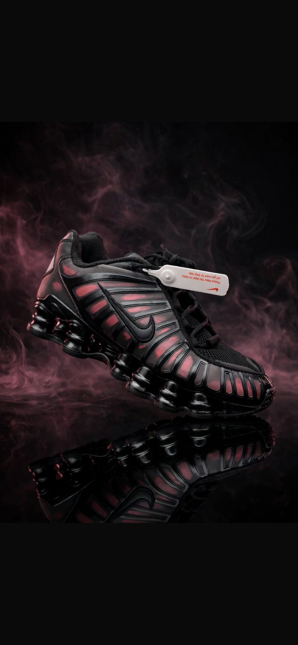 nike tn shox, camaleontici rojo