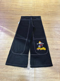 Pantalones cargo negros FLAMEHEAD, corte baggy