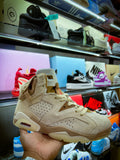 TENIS JORDAN 6 RETRO TRAVIS SCOTT BRITISH KHAKI