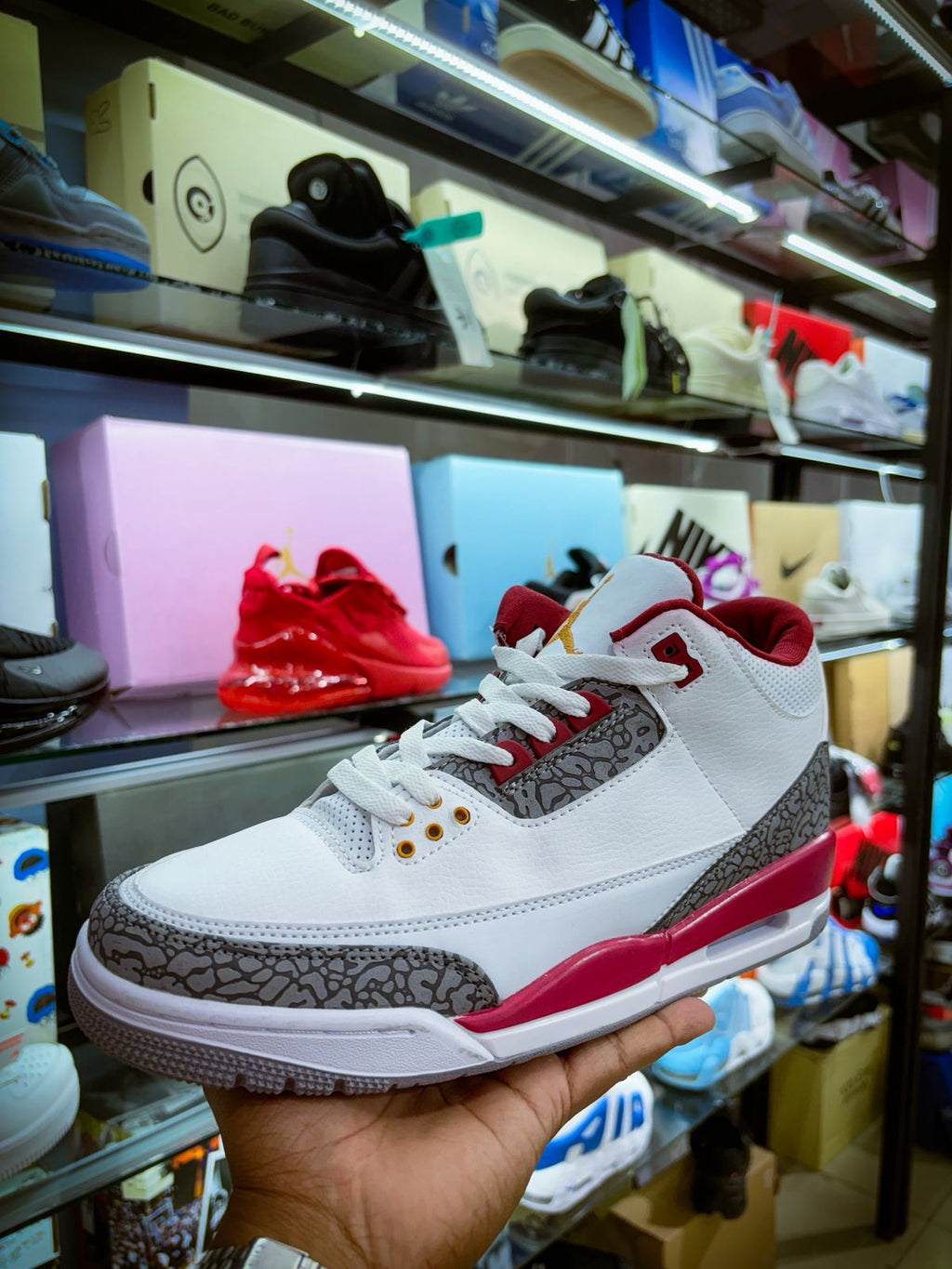 TENIS AIR JORDAN 3 FIRE RED