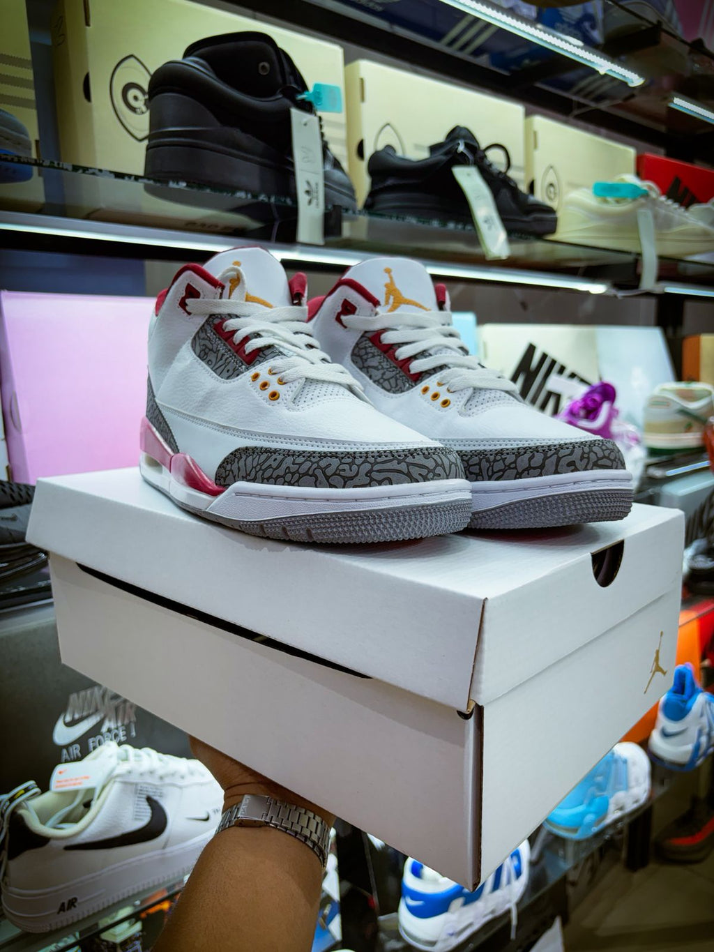 TENIS AIR JORDAN 3 FIRE RED