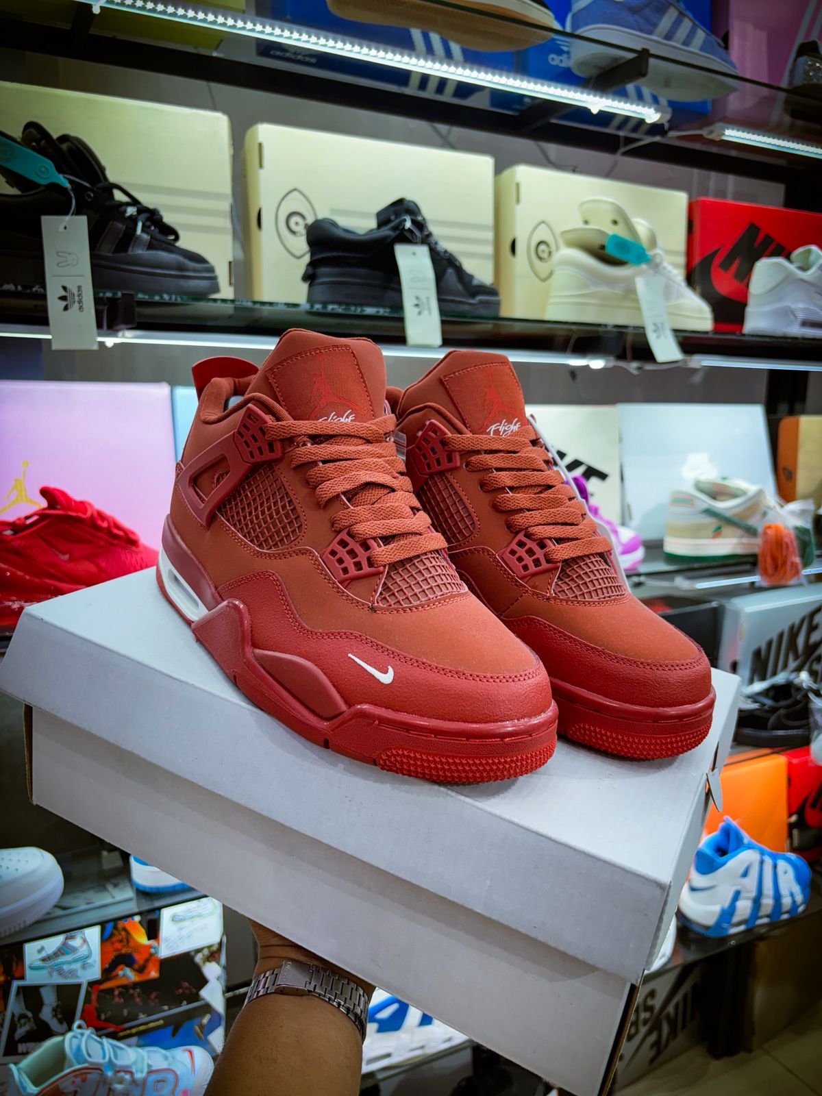 TENIS NIKE AIR JORDA 4 RETRO BRICK BY BRICK