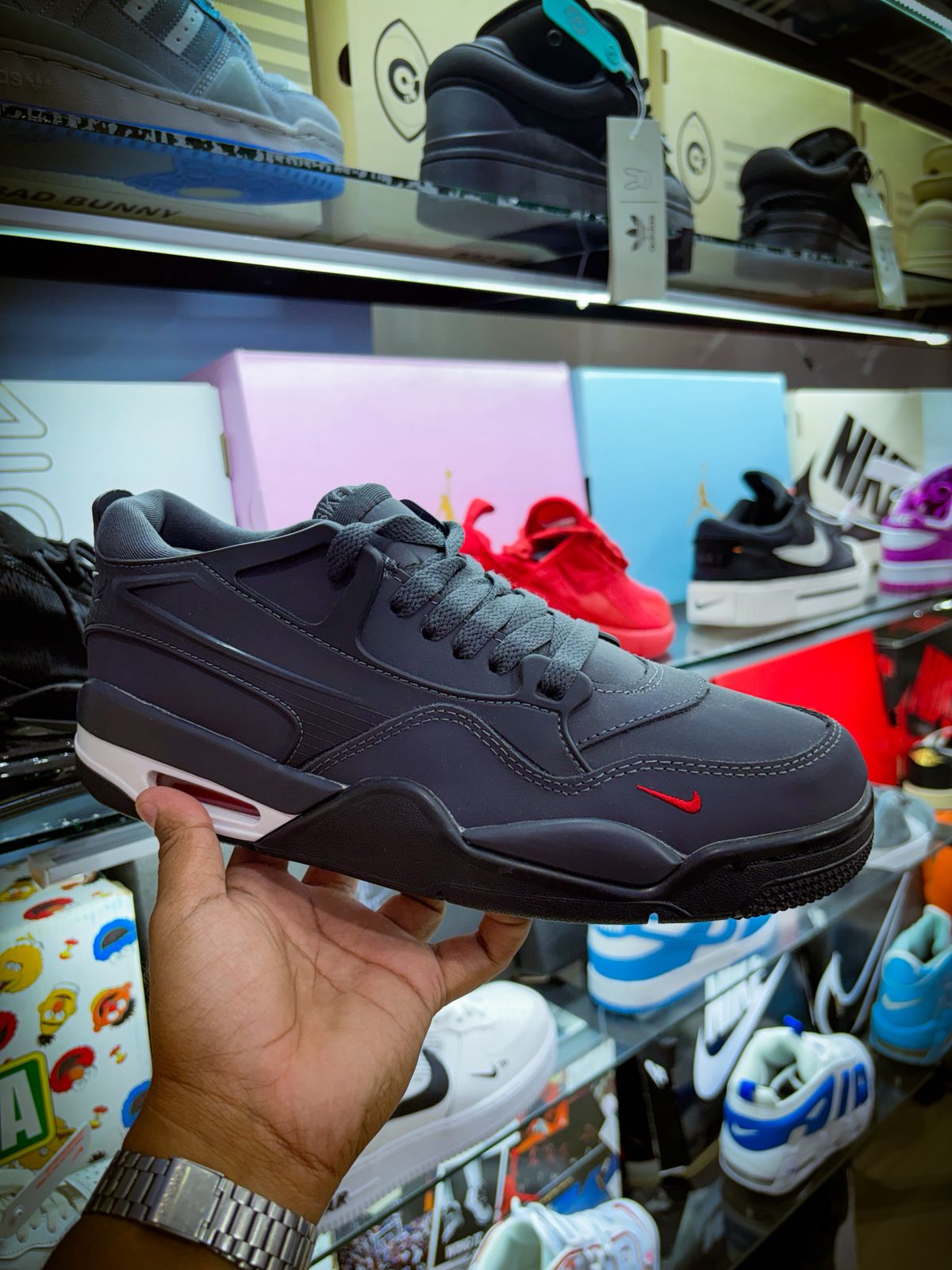 TENIS NIKE AIR JORDA 4 RM SP  DDRIVEWAY GREY