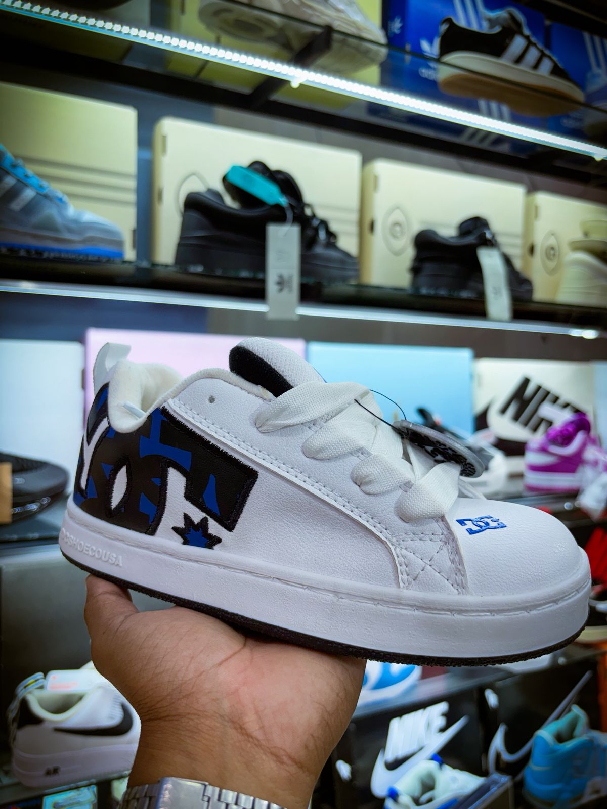 TENIS DC SHOES COURT GRAFFIK BLANCOS