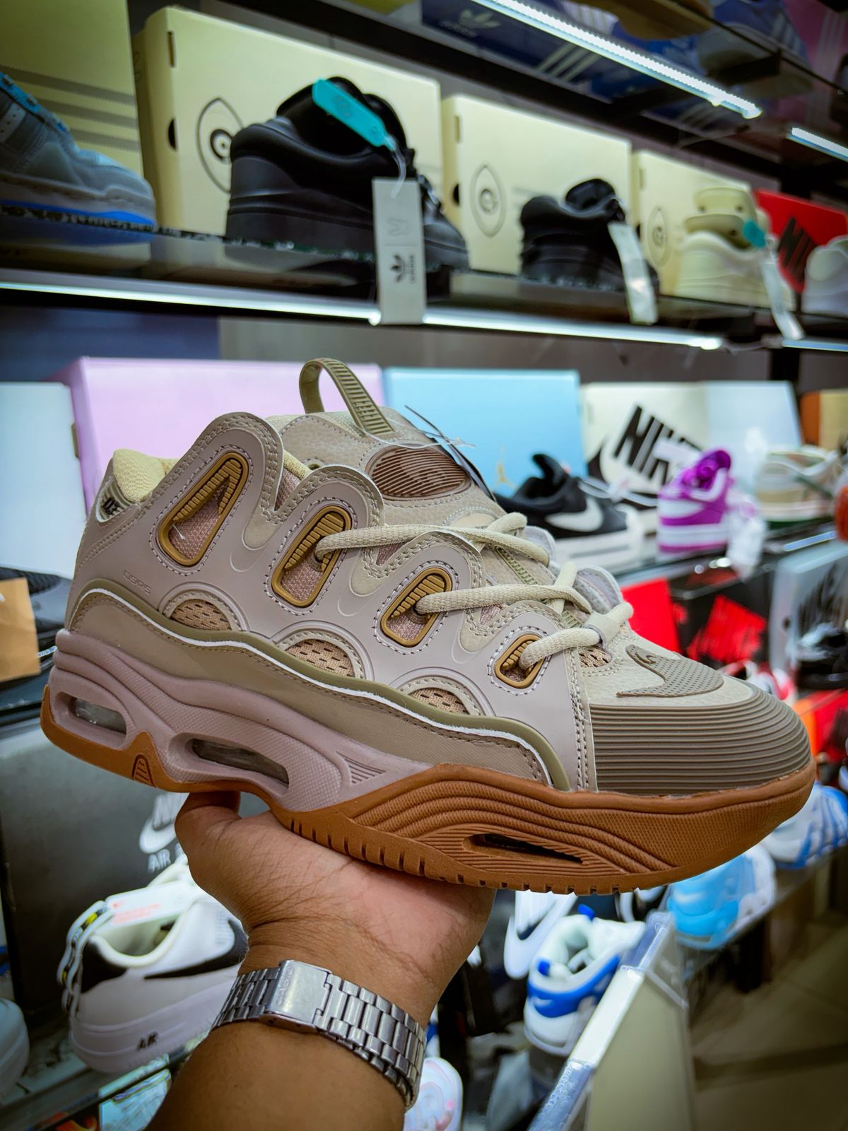 TENIS OSIRIS D3 2001 COLOR CAFE