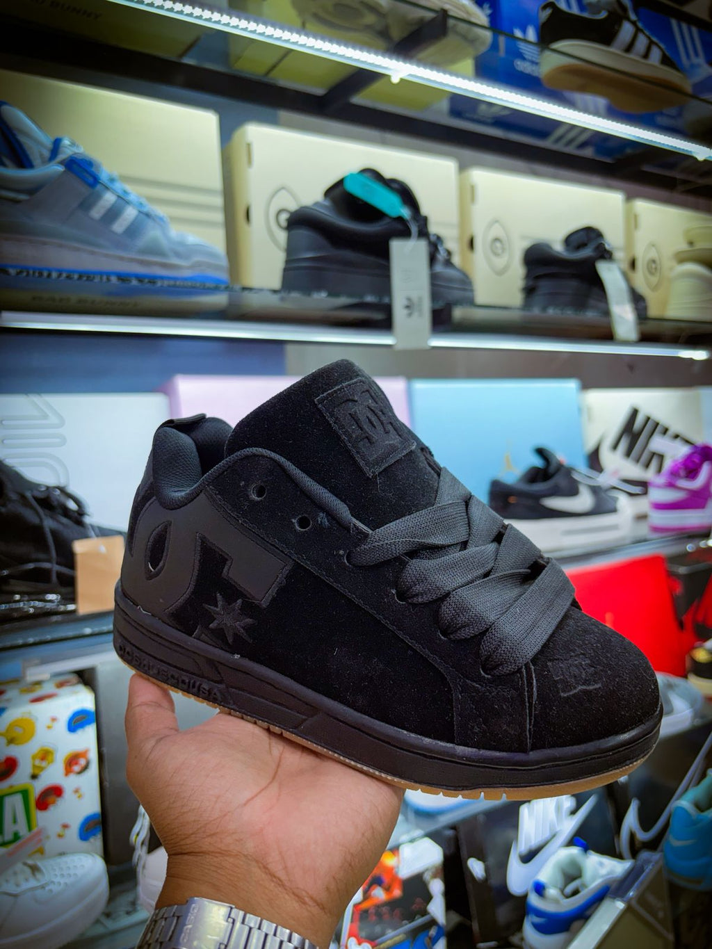 TENIS DC SHOES COURT GRAFFIK NEGROS