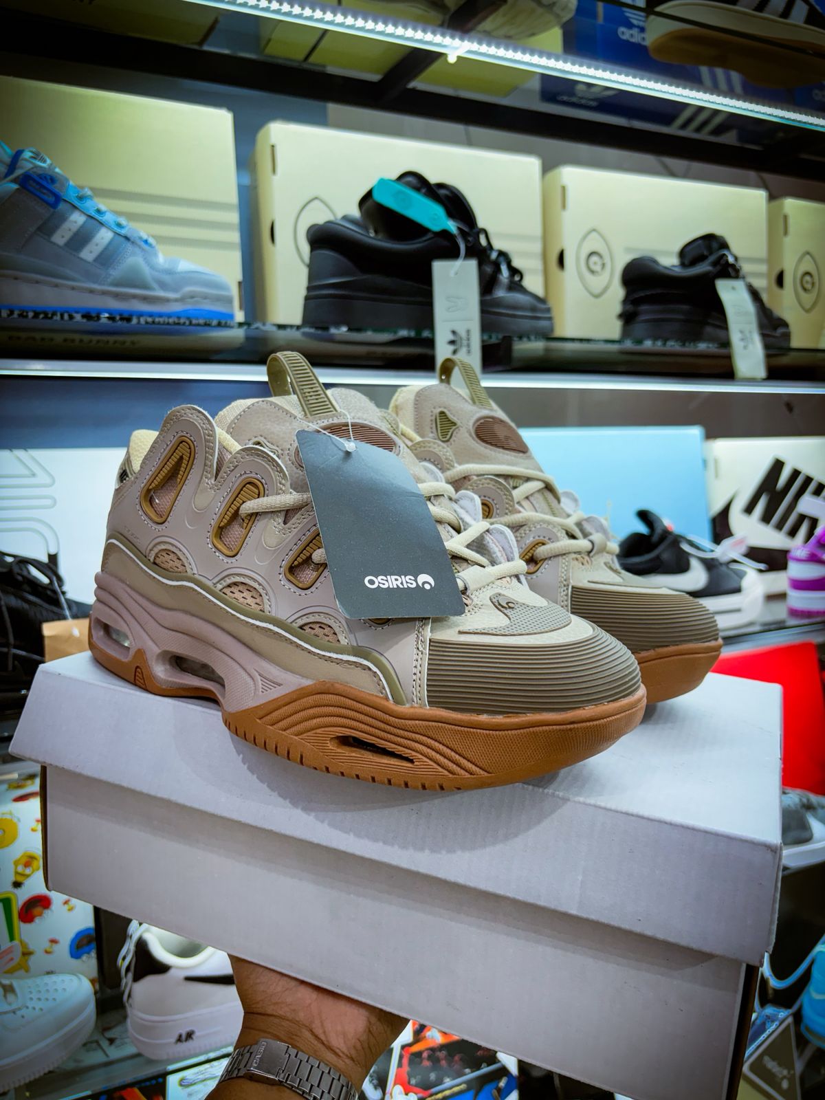 TENIS OSIRIS D3 2001 COLOR CAFE
