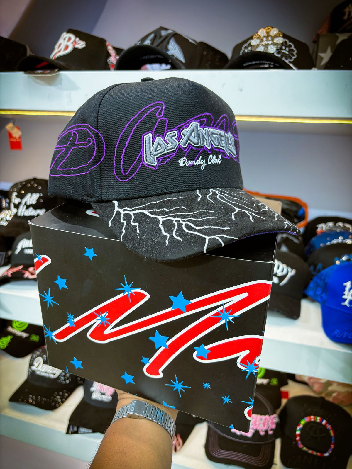 GORRA DANDY HATS PURPLE STORM LOS ANGELES