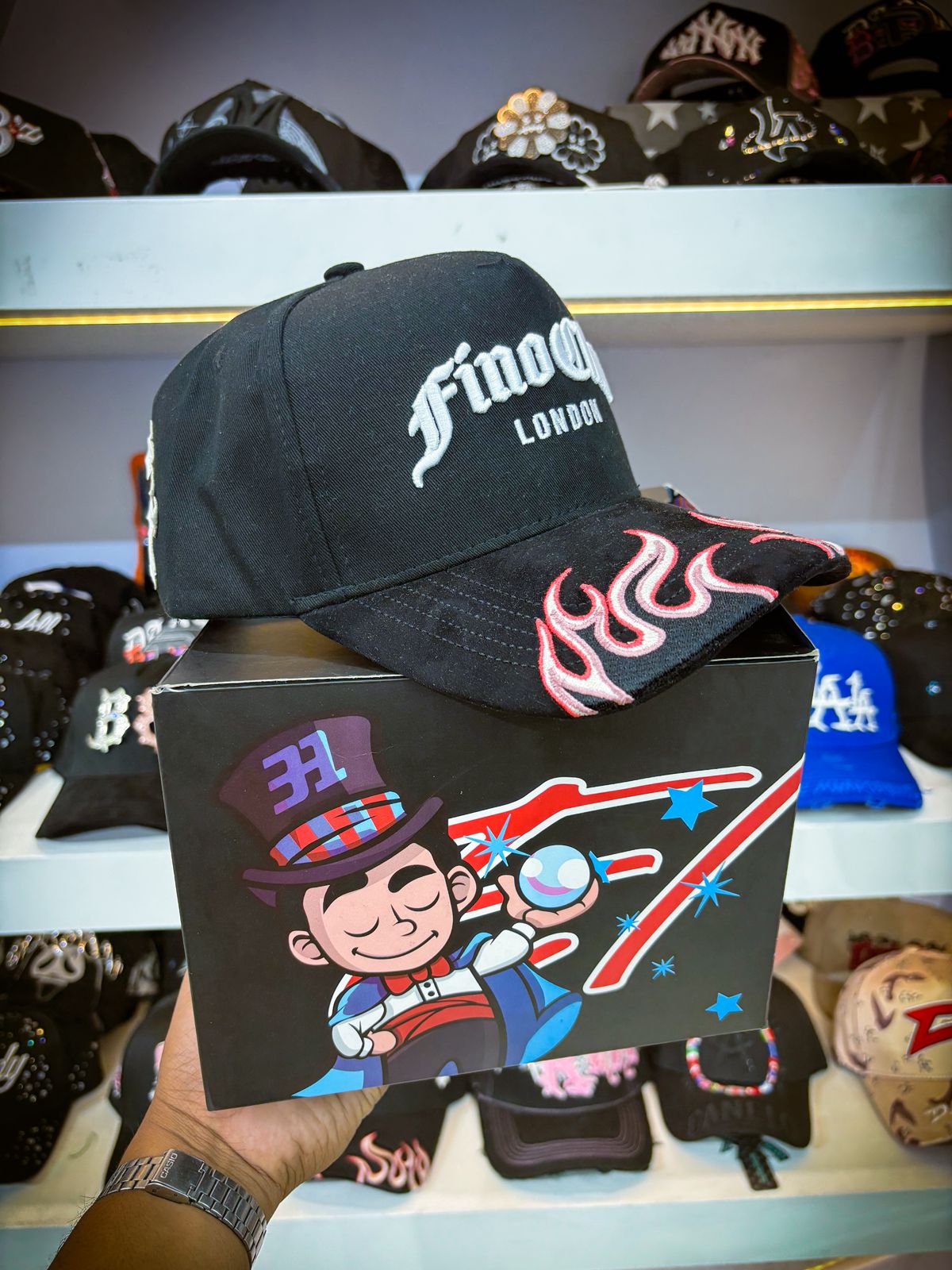 GORRA RANCIG CLUB LONDON GALLO FINO