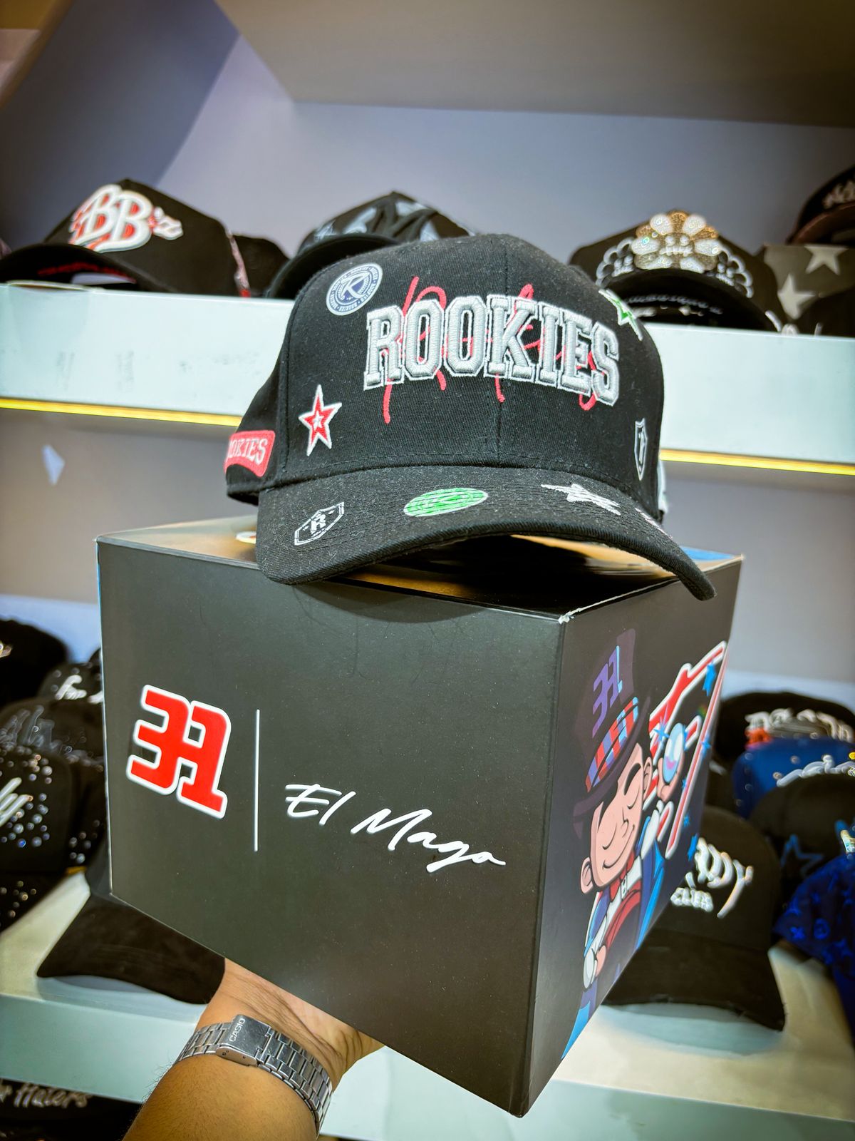 GORRA ROOKIES STICKERS