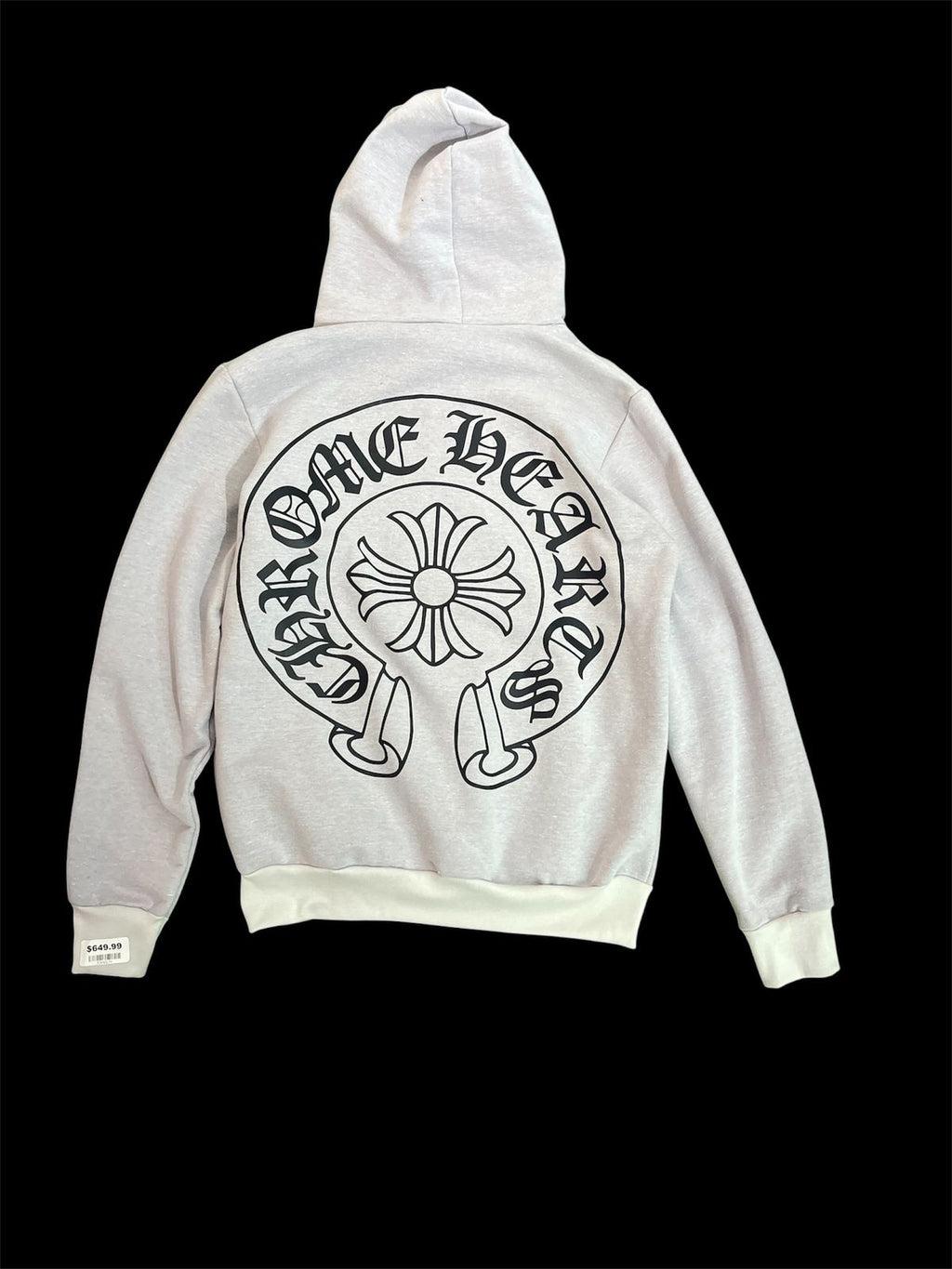 HOODIE CHROME HEARTS BLANCA