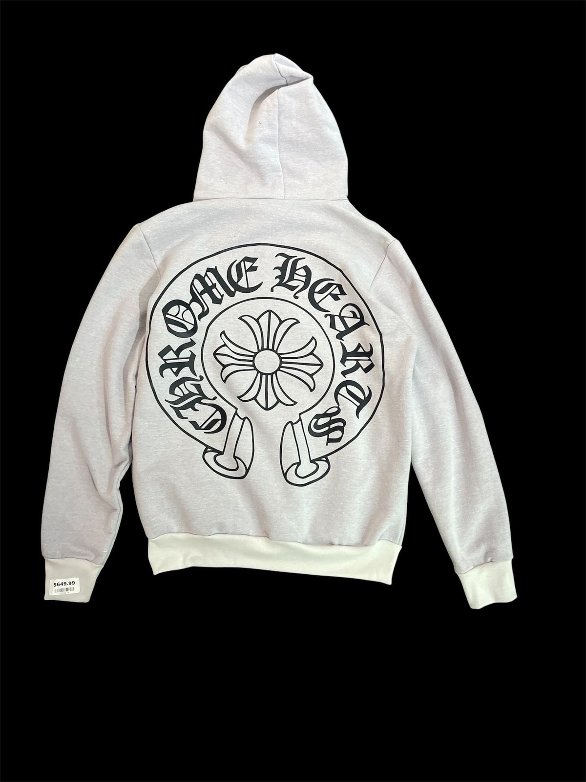 HOODIE CHROME HEARTS BLANCA