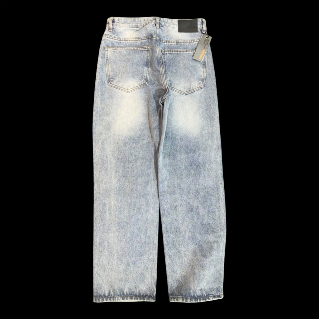 PANTALON  BULBO JEANS CON DIAMANTES