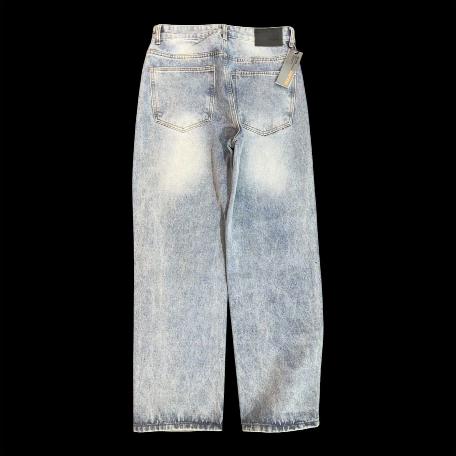 PANTALON  BULBO JEANS CON DIAMANTES