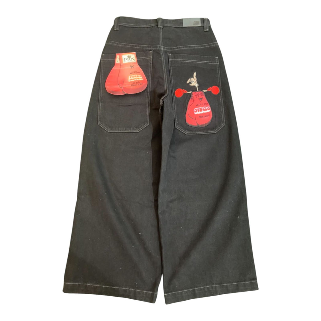 PANTALON  PERRO NEGRO CANGURO