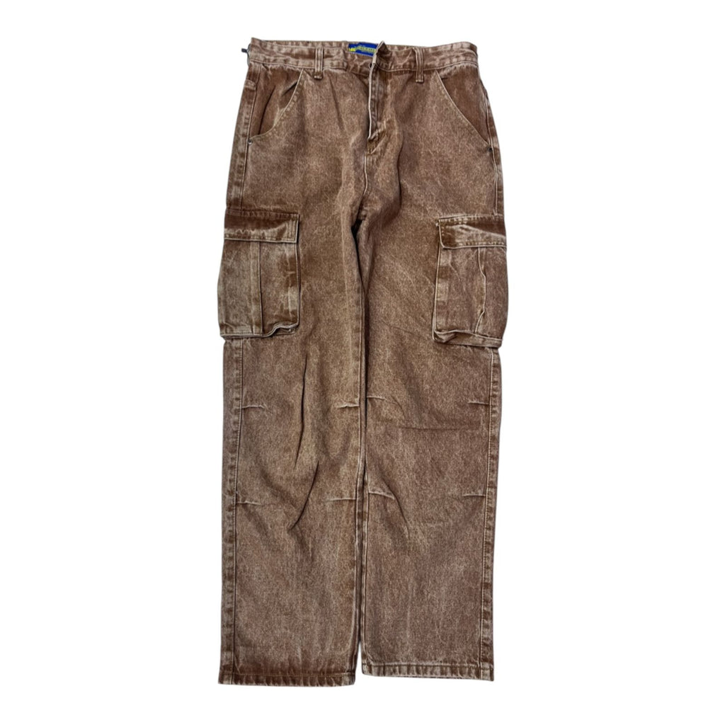PANTALON CARGO COLOR CAFE
