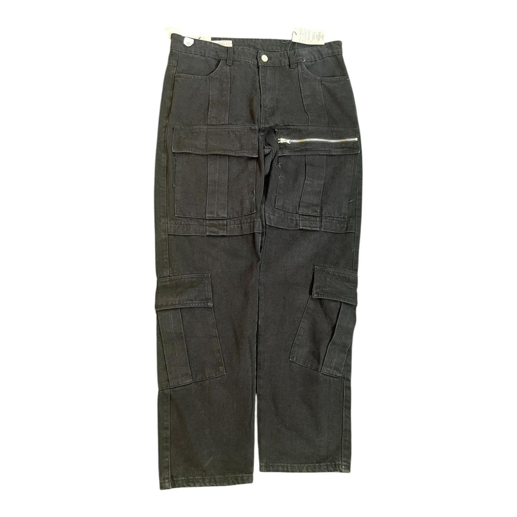 PANTALON CARGO COLOR NEGRO