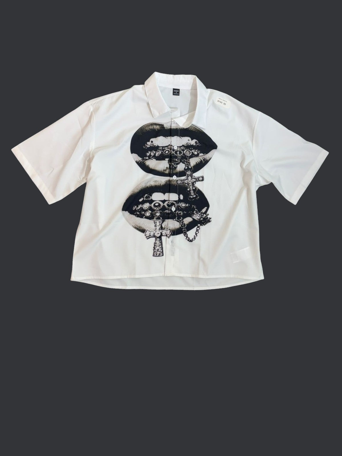 CAMISA BOXY MANGA CORTA
