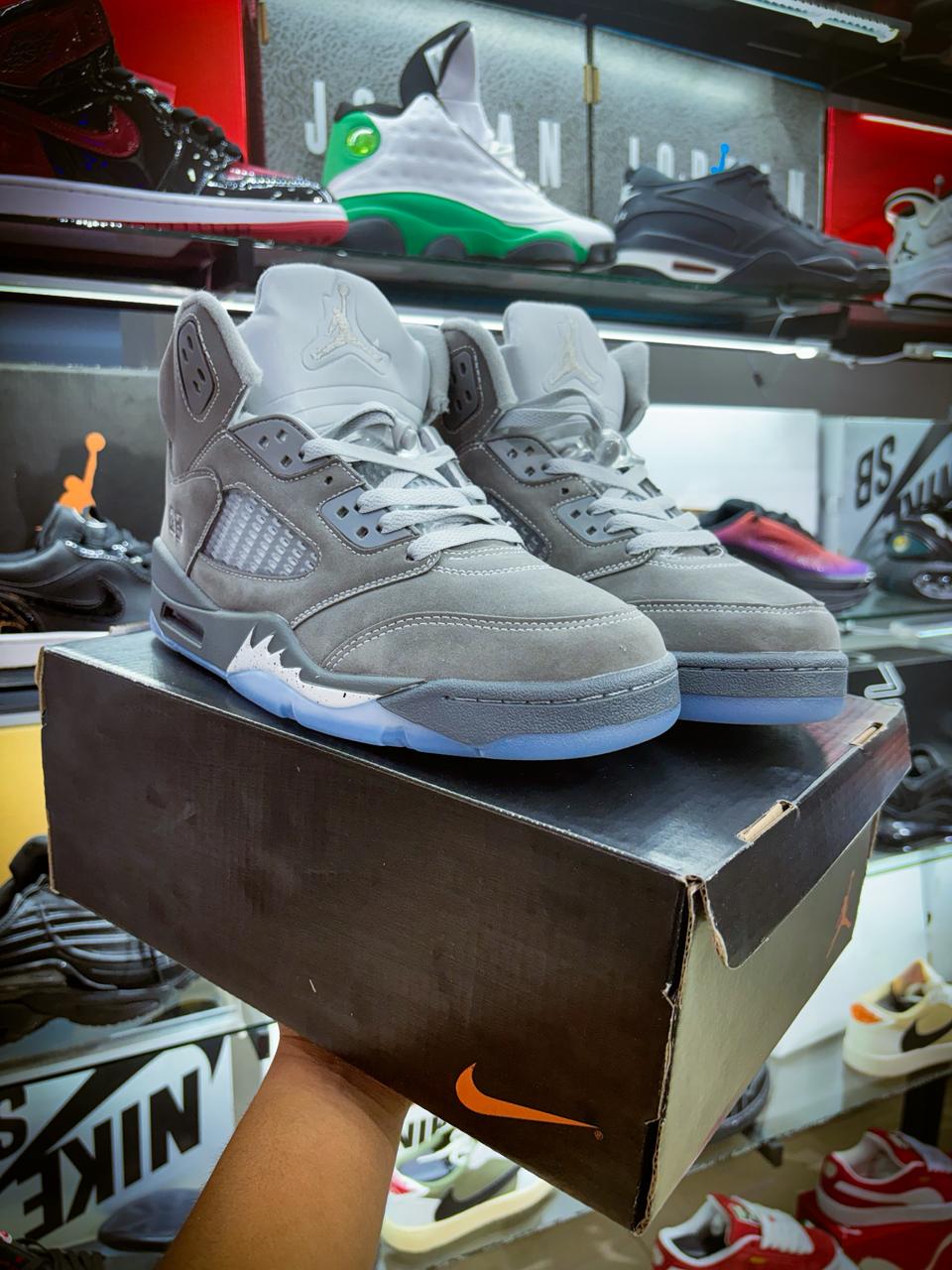 TENIS AIR JORDAN 5 RETRO WOLF GREY