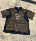 PLAYERA M4 LEOPARD DENIM POLO
