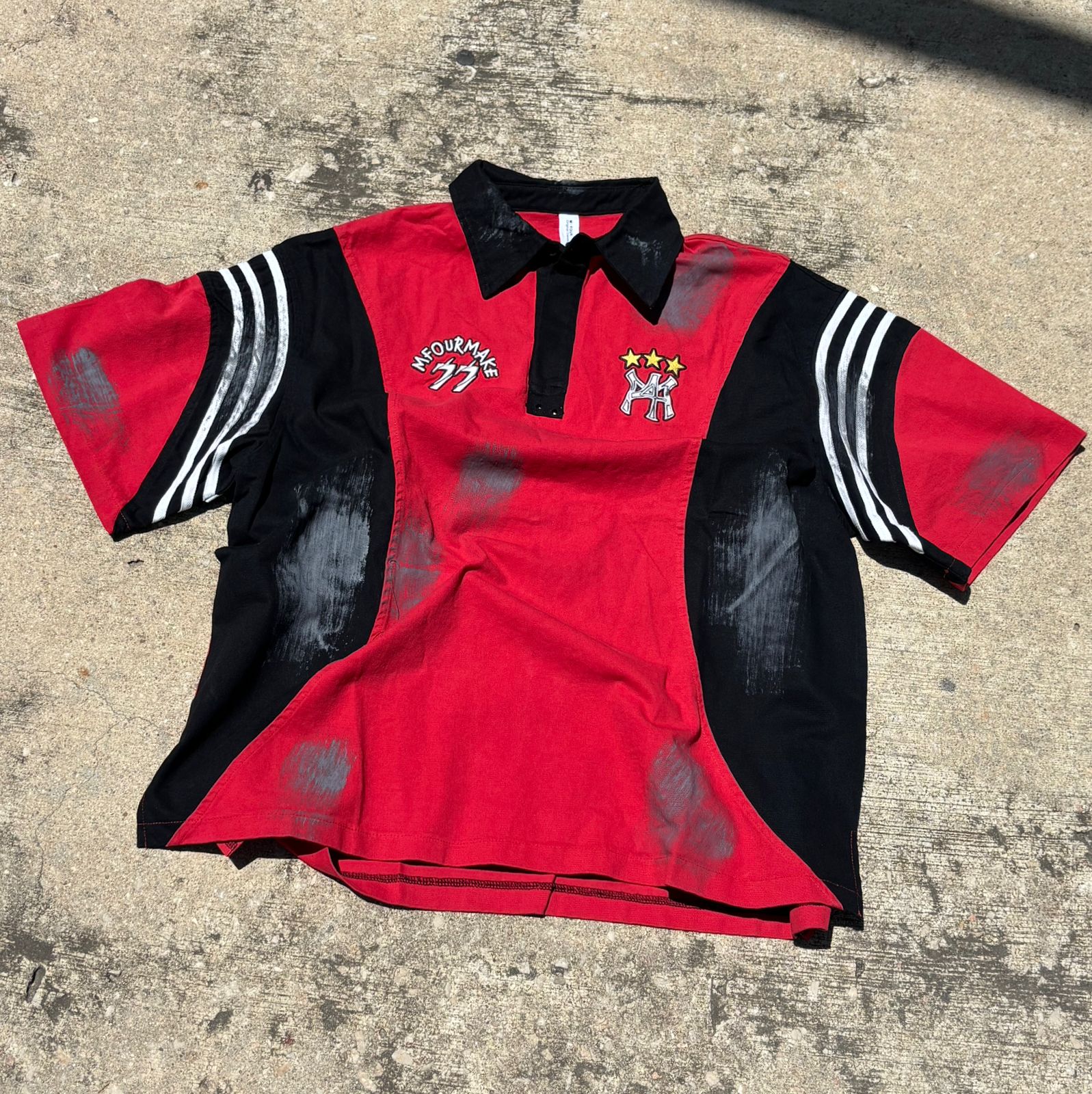 PLAYERA M4 MILAN DIRTY POLO