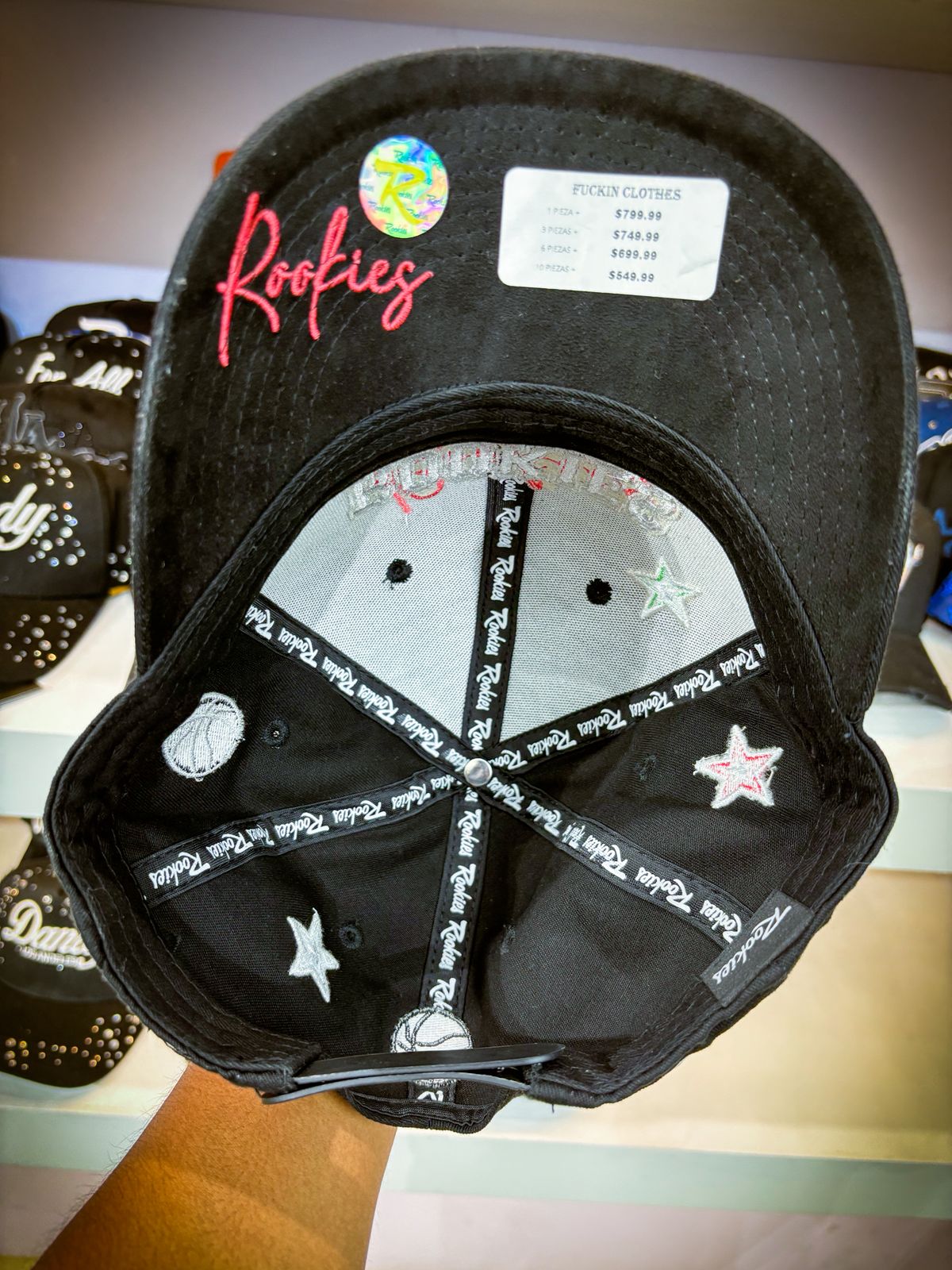 GORRA ROOKIES STICKERS