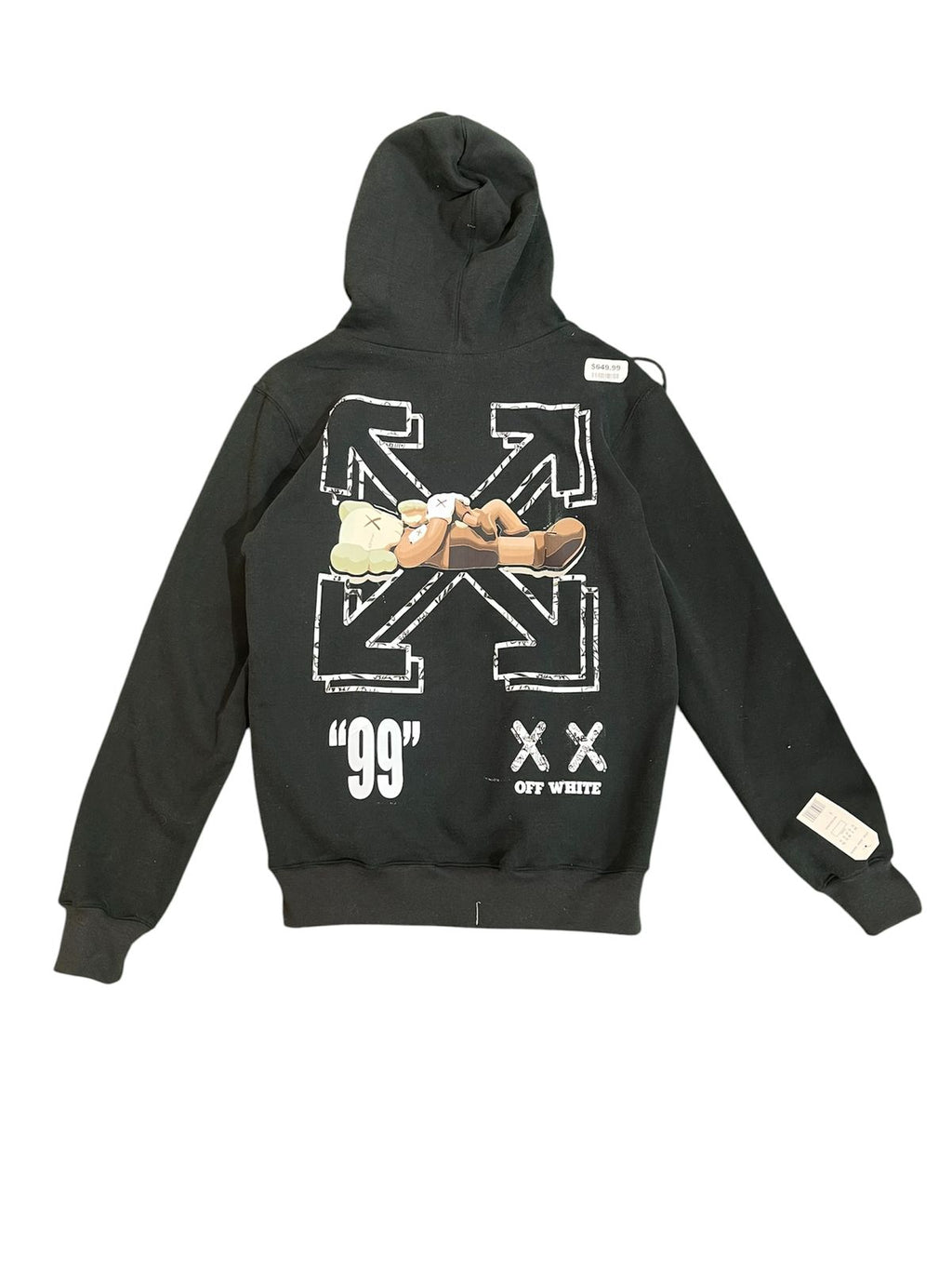 HOODIE OFF-WHITE KAWS SIZE