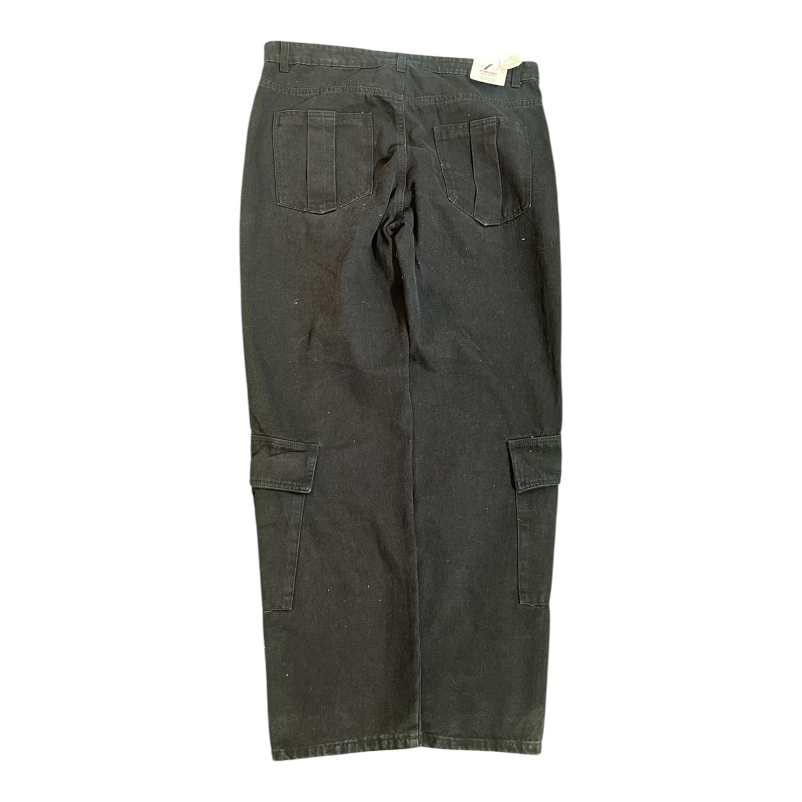 PANTALON CARGO COLOR NEGRO