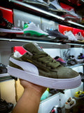 TENIS PUMAS SUEDE XL VERDE OLIVA