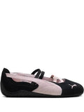 puma speed cat balerina negro con rosa