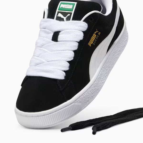 puma suede xl negro blanco