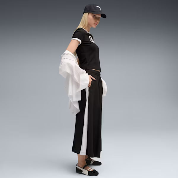 puma speed cat balerina negro y blanco