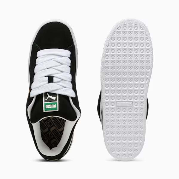 puma suede xl negro blanco